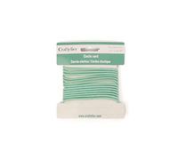Craftelier - Cuerda de Goma Elástica para Manualidades y Scrapbooking | Fabricada en Látex y Envuelta con Hilo de Poliéster | Diámetro 2,5 mm y Longitud 2 m - Color Azul Turquesa