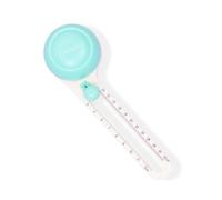 Craftelier - Cutter Cortador Circular para Proyectos de Scrapbooking y Manualidades | Incluye 3 Cuchillas y Cabezal de Fijación | Círculos entre 10,5 cm (4") y 30,5 cm (12") - Color Turquesa y Blanco