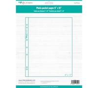 Craftelier - Fundas Transparentes de Plástico con 1 Bolsillo para Álbumes de Fotos Personalizados | Incluye 10 Fundas de 9" x 12" (22,86 x 30,48 cm) | Compatibles con Álbumes de 3 y 4 Anillas