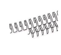 Craftelier - Kit de 2 Espirales de Anillas Dobles para Encuadernar Álbumes, Cuadernos, Agendas o Calendarios | Ideal para Proyectos de Scrapbooking y Manualidades | Ø 1,58 cm (5/8") - Color Negro