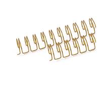 Craftelier - Kit de 2 Espirales de Anillas Dobles para Encuadernar Álbumes, Cuadernos, Agendas o Calendarios | Ideal para Proyectos de Scrapbooking y Manualidades | Ø 1,58 cm (5/8") - Color Dorado