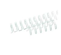 Craftelier - Kit de 2 Espirales de Anillas Dobles para Encuadernar Álbumes, Cuadernos, Agendas o Calendarios | Ideal para Proyectos de Scrapbooking y Manualidades | Ø 1,58 cm (5/8") - Color Blanco