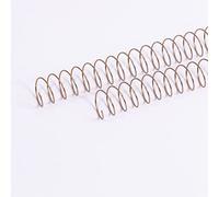 Craftelier - Kit de 2 Espirales para Encuadernar Álbumes, Cuadernos o Agendas | Ideal para Proyectos de Scrapbooking y Manualidades | Ø 2,54 cm (1") | Longitud 30,5 cm (12") - Color Oro Rosa