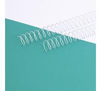 Craftelier - Kit de 2 Espirales para Encuadernar Álbumes, Cuadernos o Agendas | Ideal para Proyectos de Scrapbooking y Manualidades | Ø 2,54 cm (1") | Longitud 30,5 cm (12") - Color Blanco