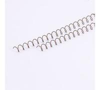 Craftelier - Kit de 2 Espirales para Encuadernar Álbumes, Cuadernos o Agendas | Ideal para Proyectos de Scrapbooking y Manualidades | Ø 1,27 cm (0.5") | Longitud 30,5 cm (12") - Color Bronce Vintage