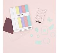 Craftelier - Kit de Accesorios para Iniciación al Scrapbooking y Manualidades | Incluye Papeles de Colores y Troqueles Compatibles con las Máquinas Troqueladoras Sizzix Big Shot y Mini Evolution