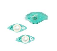 Craftelier - Kit de Dispensador Adhesivo con Cinta de Doble Cara Permanente + 2 Recambios | Diseñado para Proyectos de Scrapbooking y Manualidades | Medidas Cinta 8 mm x 7 m - Color Turquesa