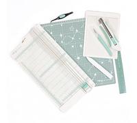 Craftelier - Kit Premium de Iniciación al Scrapbooking y Manualidades | Incluye Base de Corte, Regla Metálica, Bisturí, Cutter, Cizalla Pro, Plegadera, Mini Tabla para Marcar y Pinzas de Precisión