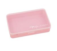 Craftelier - Mini Caja de Organización con 1 Compartimento para Materiales de Scrapbooking y Manualidades | Dimensiones 14,6 x 9,1 x 3,2 cm (5.75" x 3.6" x 1.25") - Color Rosa