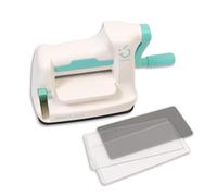 Craftelier - Mini Troqueladora Minty Cut | Compatible con Troqueles Metálicos Finos y Carpetas de Embossing | Tamaño de las Placas 16,5 x 7,5 cm | Tamaño Aprox. de la Máquina 20,5 x 9 x 12 cm