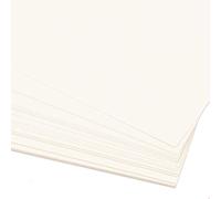Craftelier - Pack 25 Cartulinas de Doble Cara | Material Ideal para Proyectos de Tarjetería, Scrapbooking y Manualidades | Gramaje 250 gsm | Tamaño A4 (21 cm x 29,7 cm) - Color Blanco Marfil