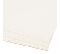 Craftelier - Pack 25 Cartulinas de Doble Cara | Material Ideal para Proyectos de Tarjetería, Scrapbooking y Manualidades | Gramaje 250 gsm | Tamaño 30,48 x 30,48 cm (12" x 12") - Color Blanco Marfil