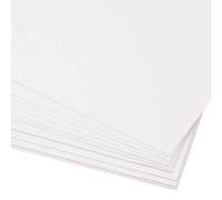 Craftelier - Pack 25 Cartulinas de Doble Cara | Material Ideal para Proyectos de Tarjetería, Scrapbooking y Manualidades | Gramaje 250 gsm | Tamaño A3 (29,7 cm x 42 cm) - Color Blanco