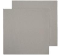 Craftelier - Pack de 25 Chipboad | Láminas de Cartón Prensado y Compacto para Encuadernación de Álbums o Creación de Cajas | Libre de Ácido y Lignina | Grosor 3 mm - Tamaño 30 x 30 cm | Color Gris