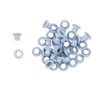 Craftelier - Pack de 40 Ojales Básicos Ideales para Tarjetería, Scrapbooking y Manualidades | Válidos para Diversos Materiales | Tamaño Aprox. Diámetro Interior 5 mm y Exterior 8 mm - Color Azul Bebé