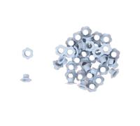 Craftelier - Pack de 40 Ojales con Forma de Flor | Ideales para Tarjetería, Scrapbooking y Manualidades | Válidos para Diversos Materiales | Tamaño Interior 5 mm y Exterior 10 mm - Color Azul Bebé