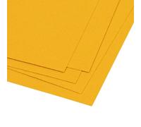 Craftelier - Pack de 5 Cartulinas Textura Lienzo a Doble Cara | Material Perfecto para Proyectos de Scrapbooking y Manualidades | Gramaje 216 gr | Tamaño 30,48 x 30,48 cm (12" x 12") - Color Calabaza