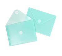Craftelier - Pack de 5 Sobres Clasificadores de Plástico para Organizar Troqueles y Materiales para Scrapbooking y Manualidades | Dimensiones 17,5 x 13 cm (6,9" x 5,12") - Color Turquesa Transparente
