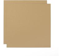 Craftelier - Pack de 50 Chipboard Kraft | Láminas de Cartón Prensado y Compacto para Encuadernación de Álbums o Creación de Cajas | Libre de Ácido y Lignina | Grosor 1 mm - Tamaño 30,5 x 30,5