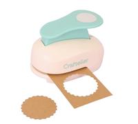 Craftelier - Perforadora de Círculos Festoneados 2" (5 cm) de Diámetro