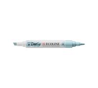 Rotulador Acuarelable Doble Punta Duotip Ecoline Azul Pastel 580