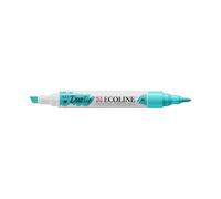 Craftelier Rotulador Acuarelable Doble Punta Duotip Ecoline Azul Turquesa 522