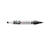 Craftelier Rotulador Acuarelable Doble Punta Duotip Ecoline Negro 700
