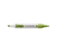 Craftelier Rotulador Acuarelable Doble Punta Duotip Ecoline Verde Bronce 657