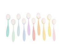 Craftelier - Set de 10 Brochas de Acabado Suave para Crear Degradados y Difuminar Tintas | Cerdas Suaves y Mango Cómodo y Fácil de Utilizar | Dimensiones Aprox. 15,5 x 2,5 cm - 10 Colores Distintos