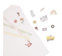 Craftelier - Set de 10 Hojas de Papel Washi Imprimible | Translúcido para Crear Pegatinas Personalizadas | Imprimir, Pintar, Dibujar, Escribir... | Tamaño: A4 (21 x 29,7 cm)