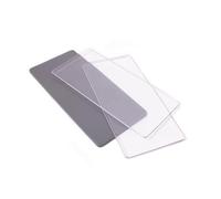 Craftelier - Set de 3 Bases de Corte Transparentes Compatibles con Troqueladora Minty Cut | Fabricados con Policarbonato | Incluye Base de Corte, Base para Grabado y Placa Base | Medidas 7,7 x 16,5 cm