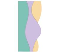 Craftelier - Set de 3 Troqueles de Bordes Paisajes Lisos - para Scrapbooking y Manualidades - Válido para Múltiples Materiales y Diferentes Máquinas de Troquelado - Tamaño 15,43 x 5,40 cm