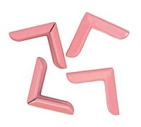 Craftelier - Set de 4 Esquineras Metálicas Grandes para Proyectos de Scrapbooking y otras Manualidades como Álbumes, Cuadernos, Layouts o Planners | Tamaño 22,5 x 5,5 x 3,3 mm - Color Rosa Chicle