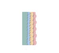 Craftelier - Set de 4 Troqueles de Bordes Creativos - para Scrapbooking, Manualidades y Tarjeteríam - Válido para Varios Materiales y Multiples Máquinas de Troquelado - Tamaño 16 x 0,7-1,07 cm