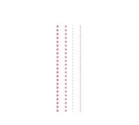 Craftelier - Set de 4 Troqueles de Bordes Embossados - para Scrapbooking, Manualidades - Válido para Varios Materiales y Multiples Máquinas de Troquelado - Tamaño entre 16,30-16,75 x 0,76-0,81 cm