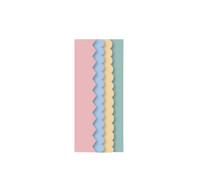 Craftelier - Set de 4 Troqueles de Bordes Esenciales - para Scrapbooking, Manualidades y Tarjetería - Válido para Varios Materiales y Multiples Máquinas de Troquelado - Tamaño 16 x 0,21-0,68 cm