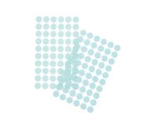 Craftelier - Set de 60 Círculos de Velcro Adhesivos de Fuerte Adherencia | Accesorio Perfecto para Proyectos de Scrapbooking y Manualidades | Tamaño del Diámetro 15 mm (0.59") - Color Azul Turquesa