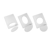 Craftelier - Set de Difusores de Embossing | 6 Plantillas Difusoras Dimensionales para Máquina de Embossing Sizzix, Big Shot, Big Shot Plus, Big Shot Switch, Revolution | 3 Formas para Scrapbooking