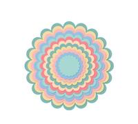 Craftelier - Set de Troqueles Esenciales para Creaciones de Scrapbooking y Manualidades | Forma de Círculos Festoneados - Tamaño Aproximado de Diámetro entre 3,5 cm y 14,5 cm