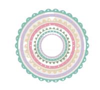 Craftelier - Set de Troqueles Esenciales para Creaciones de Scrapbooking y otras Manualidades | Forma de Círculos Creativos - Tamaño Aproximado de Diámetro entre 4,9 cm y 14,6 cm