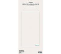 Craftelier - Sobres Plástico Transparente para Organizar Sellos, Troqueles, Pegatinas y otros Materiales y Accesorios de Scrapbooking y Manualidades | Incluye 20 Sobres de 6" x 13" (15,24 x 33,02 cm)