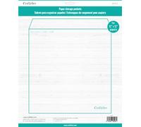 Craftelier - Sobres Transparentes de Plástico Resistente | Ideal para la Organización de Materiales de Scrapbooking y Manualidades | Incluye 25 Sobres de Tamaño Aprox. 32,5 x 33 cm (12.80" x 12.99")