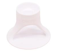 Craftelier - Soporte para Pegamentos, Colas y Adhesivos en Tubo | Medidas Aprox. del Diámetro 6,1 cm de la Base, 2,9 cm de la Boquilla Superior y 1,5 cm de la Boquilla Inferior - Color Blanco