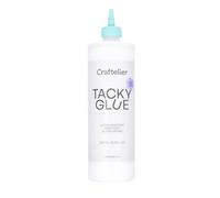 Craftelier - Tacky Glue | Pegamento Líquido Multiusos Extrafuerte para Proyectos de Scrapbooking y otras Manualidades | No tóxico | Secado Transparente, Flexible y Resistente - Cantidad 500 ml