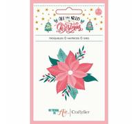 Craftelier - Troquel con Forma de Flor de Pascua de la Colección "All You Need Is Christmas" | Compatible con Diversas Máquinas de Troquelado | Tamaño Aproximado 8,14 x 8,39 cm (3,20" x 3,30")