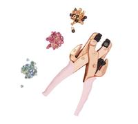 Craftelier + We R Memory Keepers - Kit para Proyectos de Scrapbooking y Manualidades con la Herramienta Crop-A-Dile de Color Rose Gold y 180 Ojales de Colores Surtidos con un Diámetro Exterior de 8 mm
