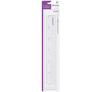 Crafter's Companion Borde de Metal Regla Acrílico Corte Borde Recto 30 cm