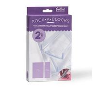 Crafter's Companion CC-RAB-CLR2PK Rock-A-Blocks, Caucho, Multicolor, 21.59 x 12.7 x 3.55 cm