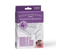 Crafters Companion Crafter's Companion Rock-a-Blocks 2pc Set-Clear, aplicable, Multicolor, 17.52 x 11.43 x 3.3 cm