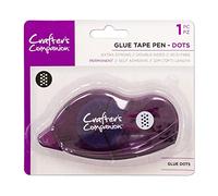 Crafter's Companion Elaboración de Doble Cara Fuertes Puntos de la Pluma de Cinta de Pegamento Adicionales 22.5 Metres, Clear, Un tamaño, 22